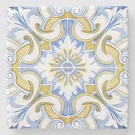 Medelhavsplattor, majolica,Sicilien stil   Stenunderlägg