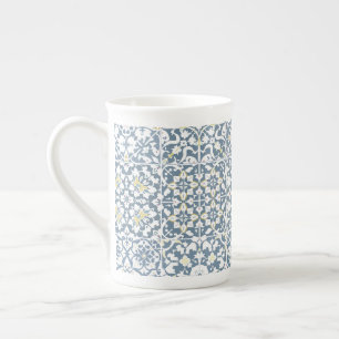 Medelhavsplattor, marockanska, majolika, Azulejo Benporslin Mugg