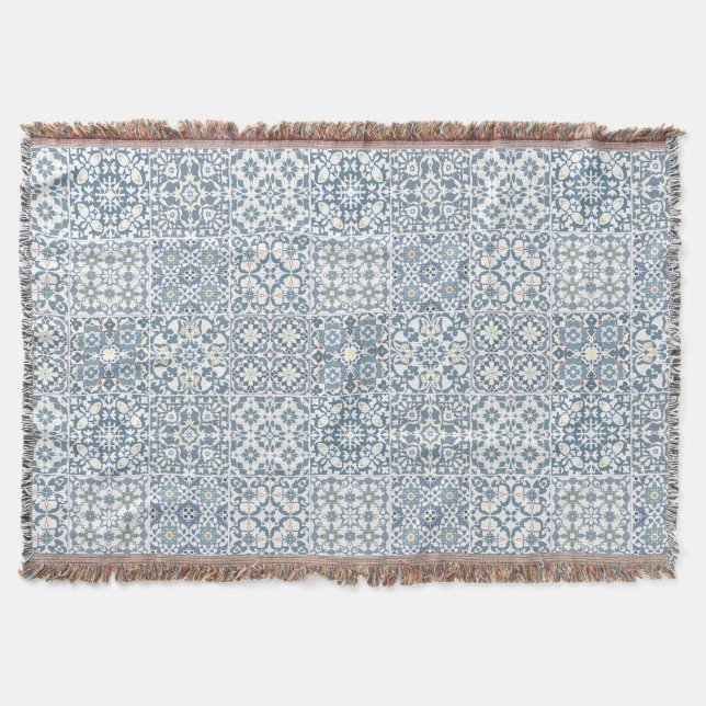 Medelhavsplattor, marockanska, majolika, Azulejo Filt (Framsidan)