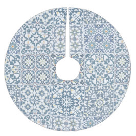 Medelhavsplattor, marockanska, majolika, Azulejo Julgransmatta Borstad Polyester