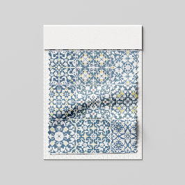 Medelhavsplattor, marockanska, majolika, Azulejo Tyg