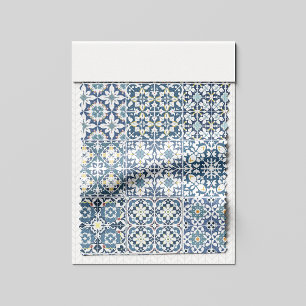 Medelhavsplattor, marockanska, majolika, Azulejo Tyg