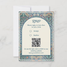 Medelhavsplattor - RSVP-kort