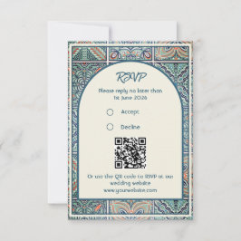 Medelhavsplattor - RSVP-kort OSA Kort