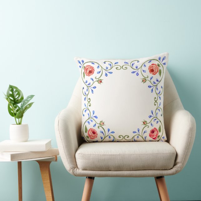 Medelhavsrosdesign Kudde (Stol)