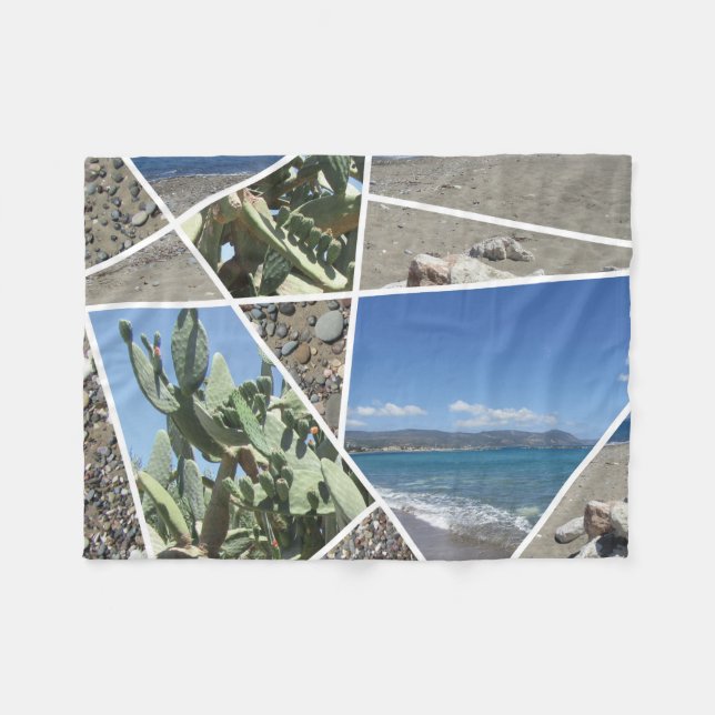 Medelhavssamlingskonstruktion Fleecefilt (Framsidan (Horisontell))