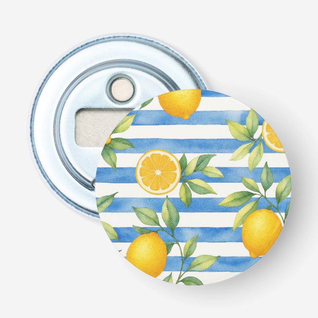 Medelhavssommar Citrus Köksdekor Flasköppnare (Framsidan)