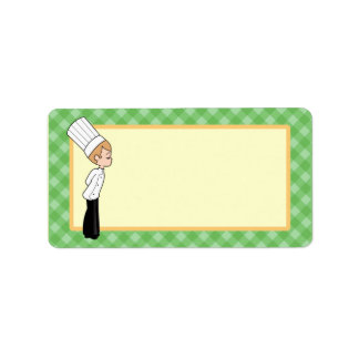 Medelletikett för personlig Köks Anpassningsbar Adressetikett