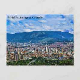 Medellín, Antioquia, Colombia City Vykort