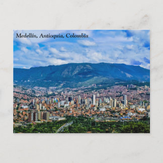 Medellín, Antioquia, Colombia City Vykort