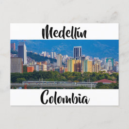 Medellín, Colombia, Cityscape Vykort