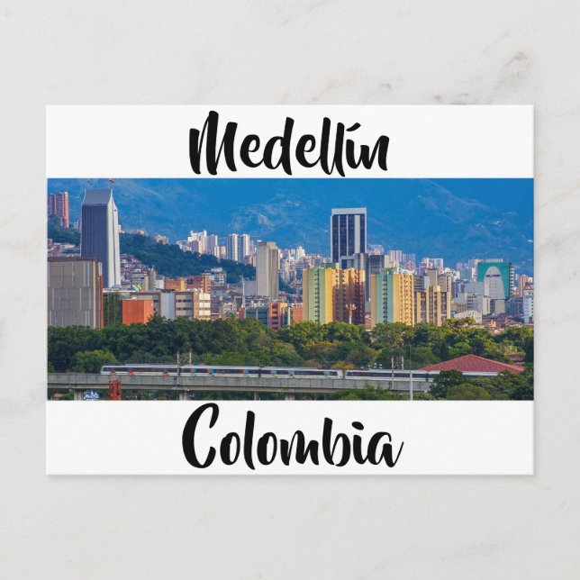 Medellín, Colombia, Cityscape Vykort (Framsida)
