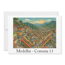 Medellin Colombia Comuna 13 Resemotiv Konst