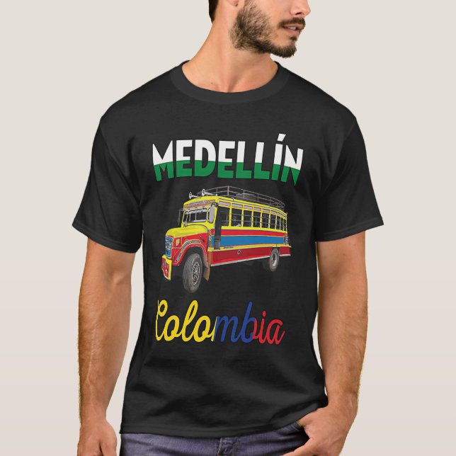 Medellin Colombia Condor Colombian Bogota Travel T T Shirt (Framsida)