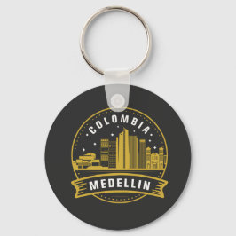 Medellin Colombia Nyckelring