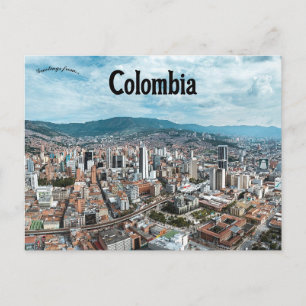 Medellin Colombia Postcard Vykort