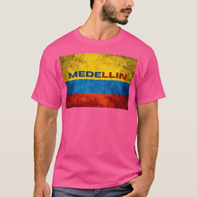Medellin Colombia T Shirt (Framsida)