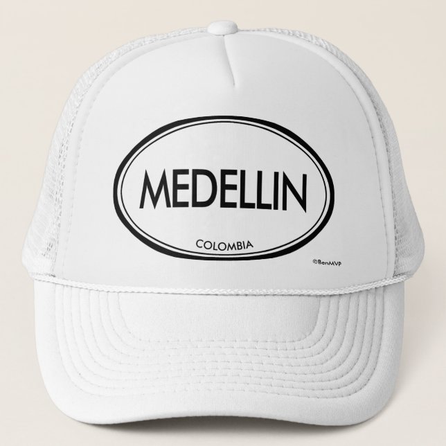 Medellin Colombia Truckerkeps (Framsida)