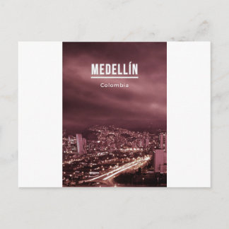 Medellin Colombia Vykort