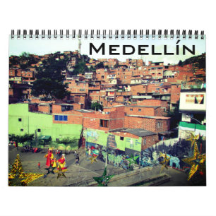 Medellín fotografering kalender