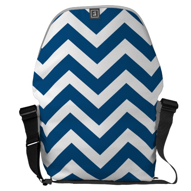 Medelmessenger bag utanför marinsparretryck messenger bag (Öppen Baksida)