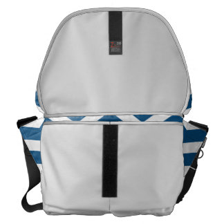 Medelmessenger bag utanför marinsparretryck messenger bag