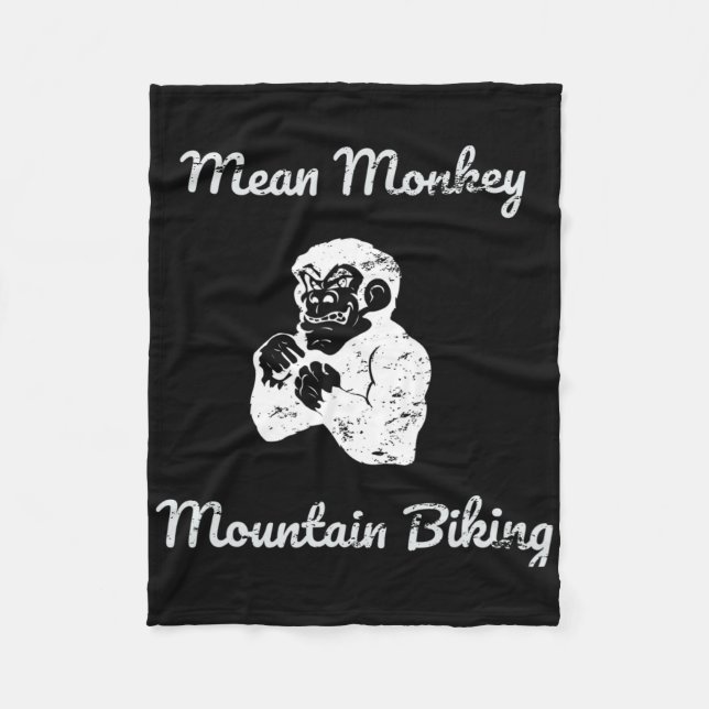 MedelMonkey Mountain Biking  Fleecefilt (Framsidan)