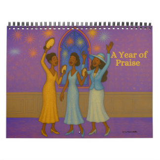 Medelstor afroamerikansk lovsångskalender kalender