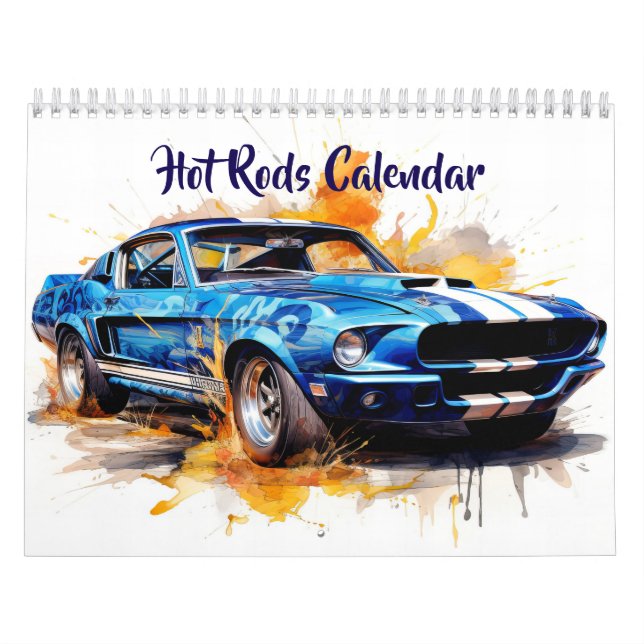 Medelstor Hot Rods-kalender Kalender (Omslag)