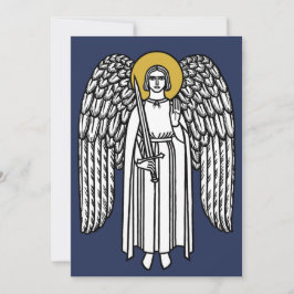 Medeltida angel - julklapp julkort