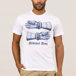 Medeltida ärmar & Armor - händer i järnhandskar Tee