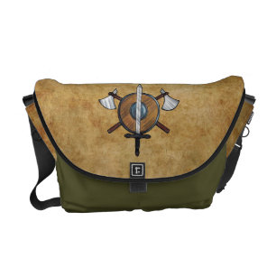Medeltida ärmar messenger bag