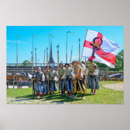 Medeltida återuppförande på Rakvere slott, Estland Poster