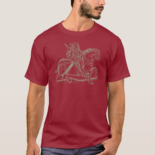 Medeltida bågskytt - Taupedesign Tee (Framsida)