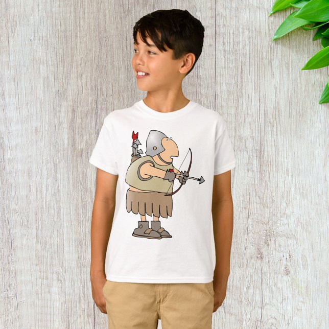 Medeltida bågskyttkrigare Rolig riddare med båge T Shirt (Skapare uppladdad)