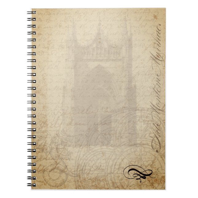 Medeltida Brevhuvud - Palimpsest Anteckningsbok (Framsidan)