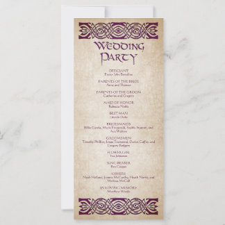 Medeltida Bröllopsprogram