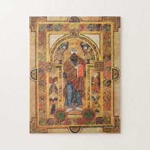 Medeltida Celtic illustration, 9th århundrade Pussel
