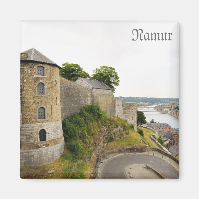 medeltida citadell i Namur Magnet (Framsidan)