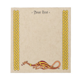 Medeltida drakdesign 2015 anteckningsblock