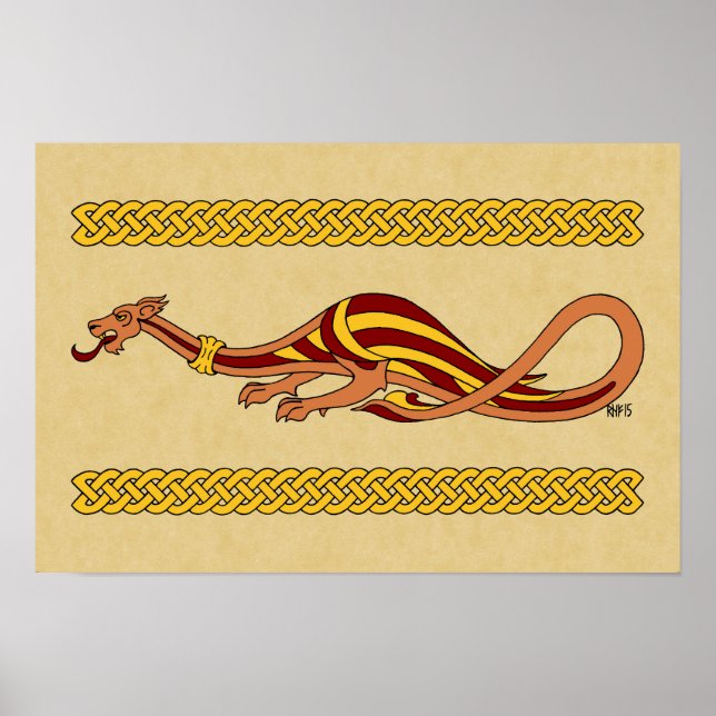 Medeltida drakdesign 2015 poster (Framsidan)