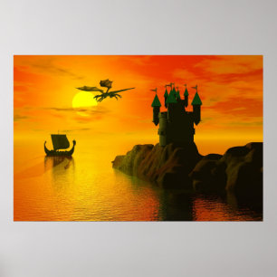 Medeltida fantasi poster
