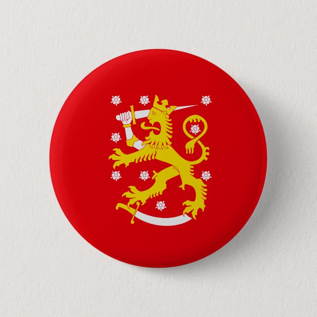Medeltida Finlands flagga Knapp (Framsida)