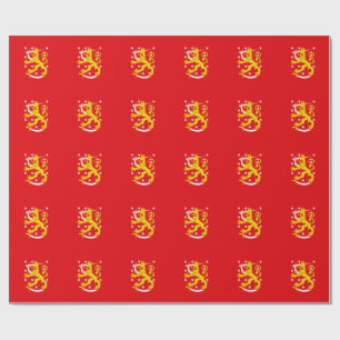 Medeltida Flagga av Finland Presentpapper