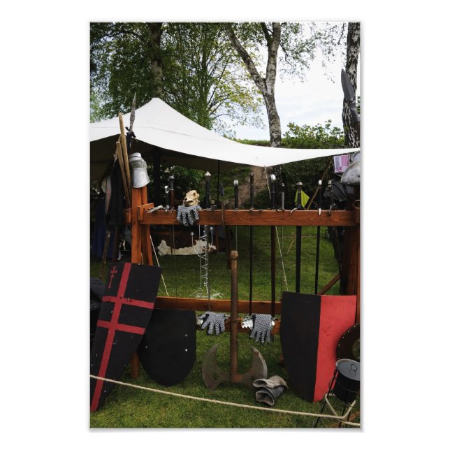 medeltida fotoutvidgning fototryck (Framsidan)