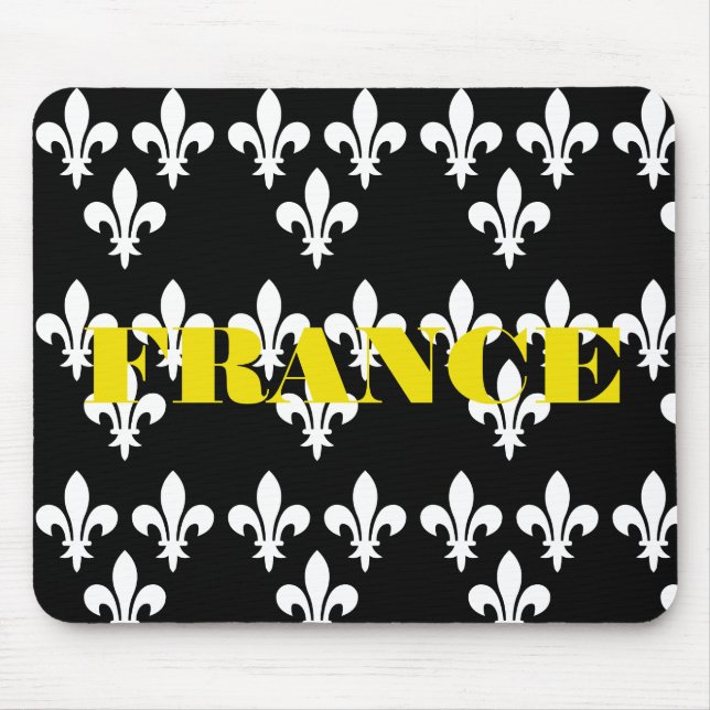 Medeltida Frankrike Heraldisk tryck Monokrom konst Musmatta (Framsidan)