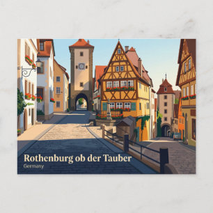 Medeltida Gamla Stan, Rothenburg ob der Tauber Vykort
