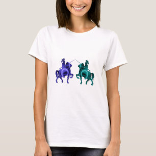 Medeltida hästdamT-tröja T Shirt