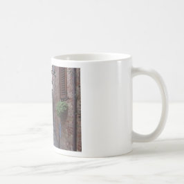Medeltida italiensk gatuskriftkonst kaffemugg