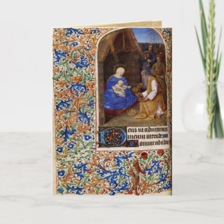 Medeltida julkort 4 helgkort